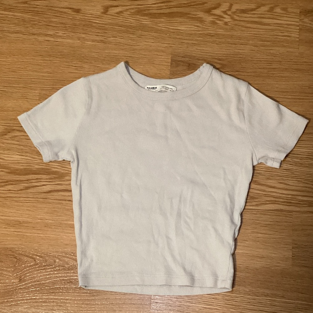 Pull&Bear Kids White Short Sleeve Tee